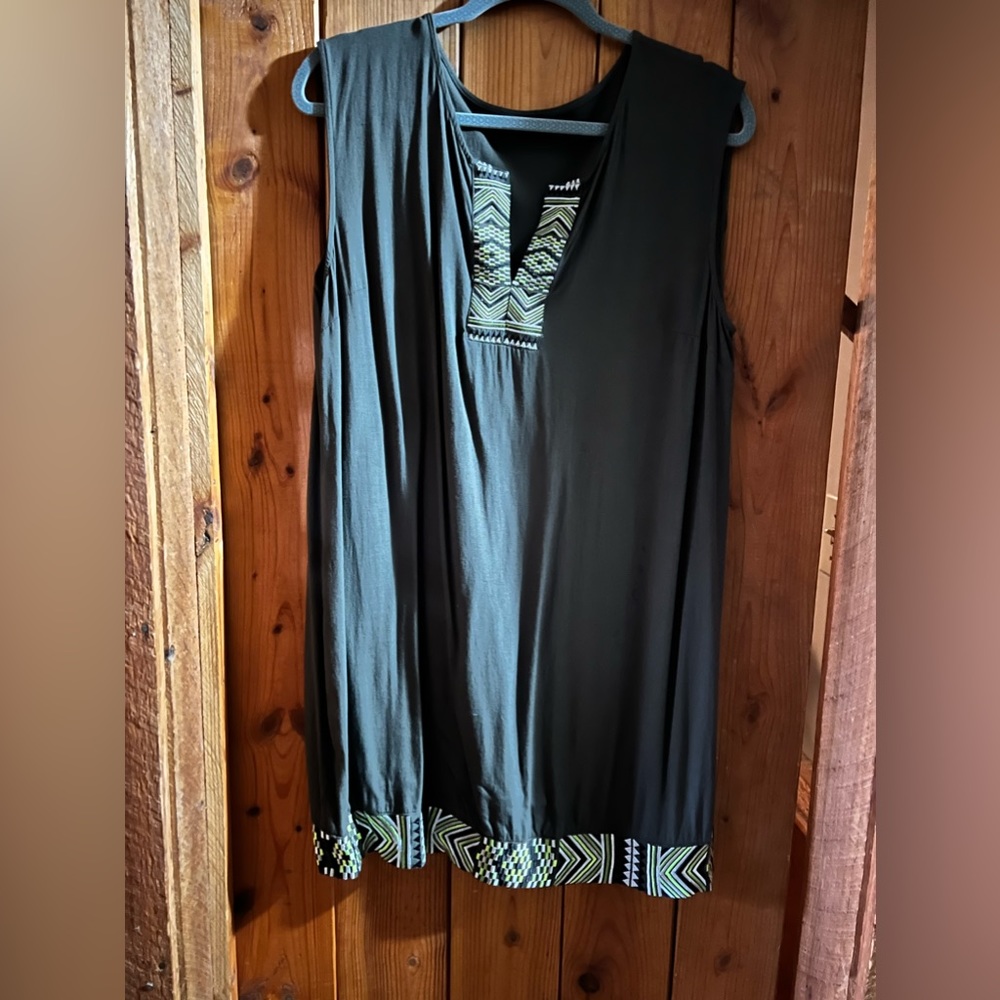 APT 9 Dress Sz XL Olive Green Color